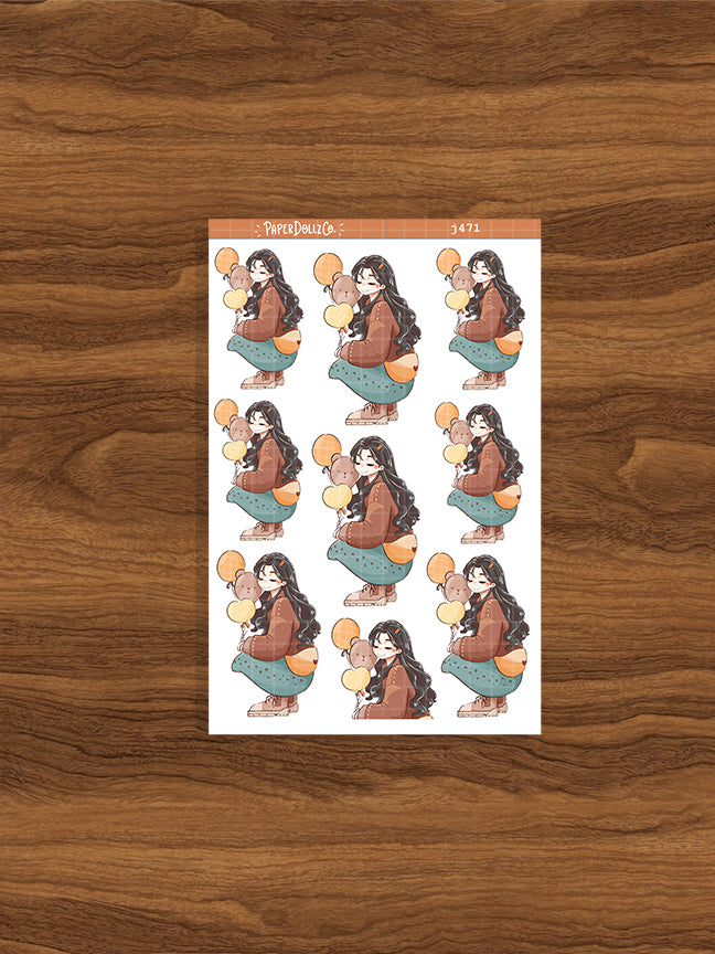 Fulfilled | Cozy Harvest | Just Dolls Stickers | J471
