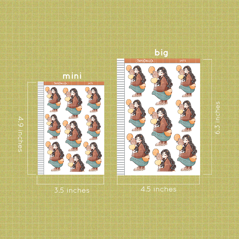 Fulfilled | Cozy Harvest | Just Dolls Stickers | J471