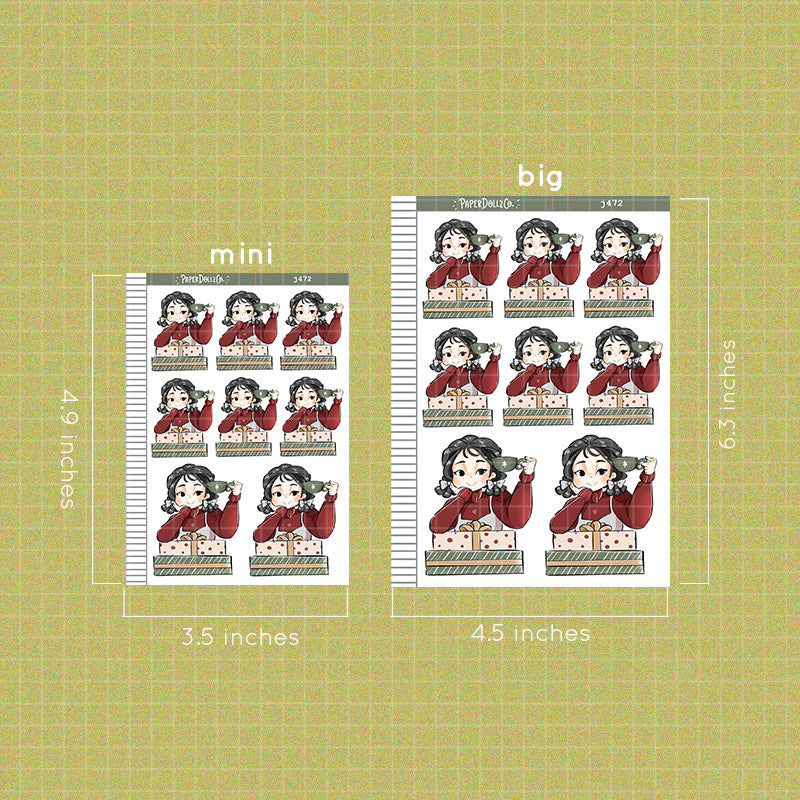 Christmas | Just Dolls Stickers | J472