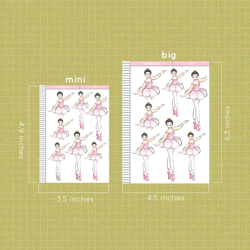 Ballet | Cloud Dancer | Just Dolls Stickers | J477