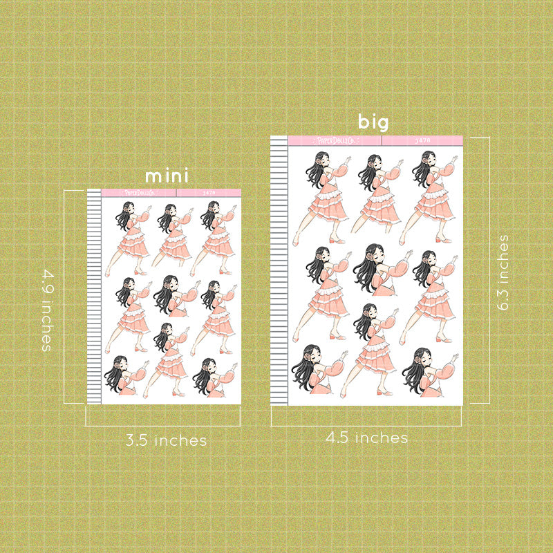 Cloud Dancer | Just Dolls Stickers | J478