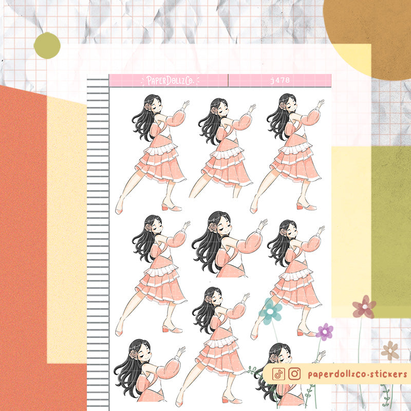 Cloud Dancer | Just Dolls Stickers | J478