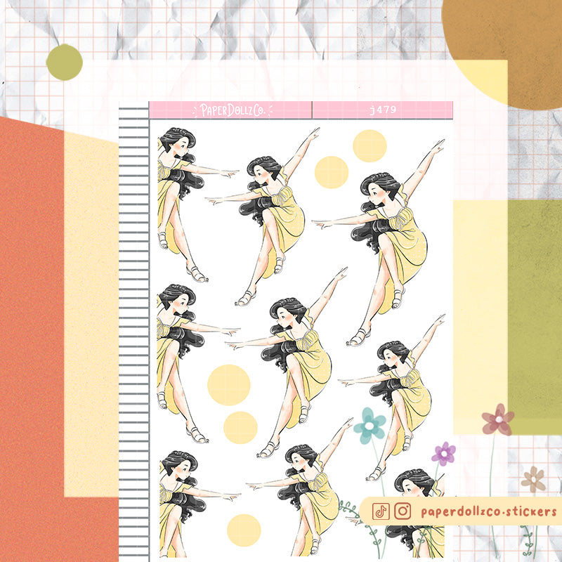 Cloud Dancer | Just Dolls Stickers | J479