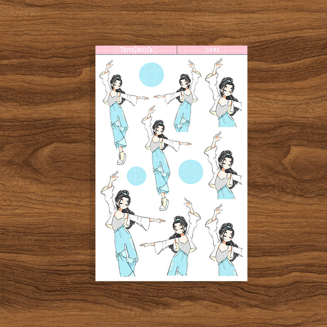 Cloud Dancer | Just Dolls Stickers | J481