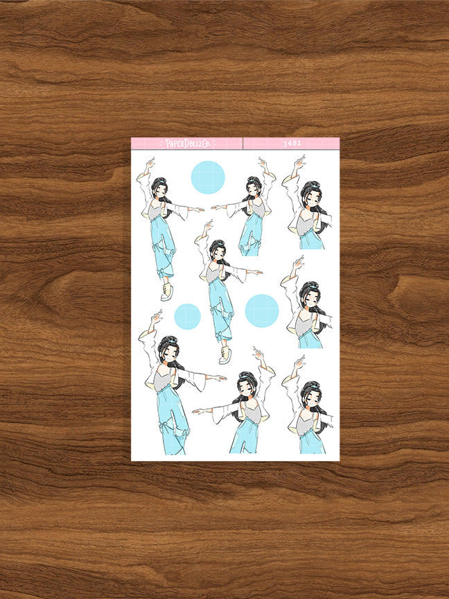 Cloud Dancer | Just Dolls Stickers | J481