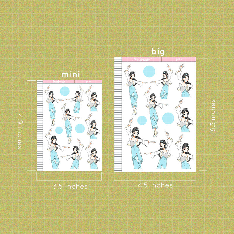 Cloud Dancer | Just Dolls Stickers | J481