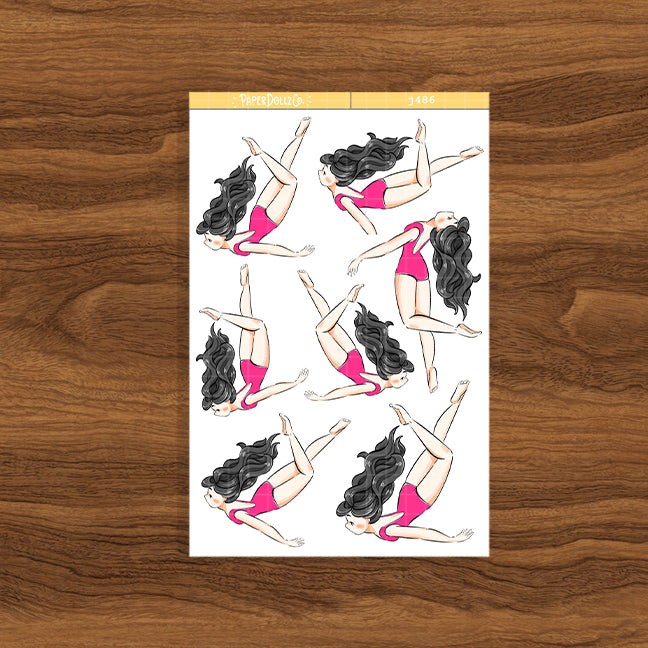 Body in Motion | Just Dolls Stickers | J486