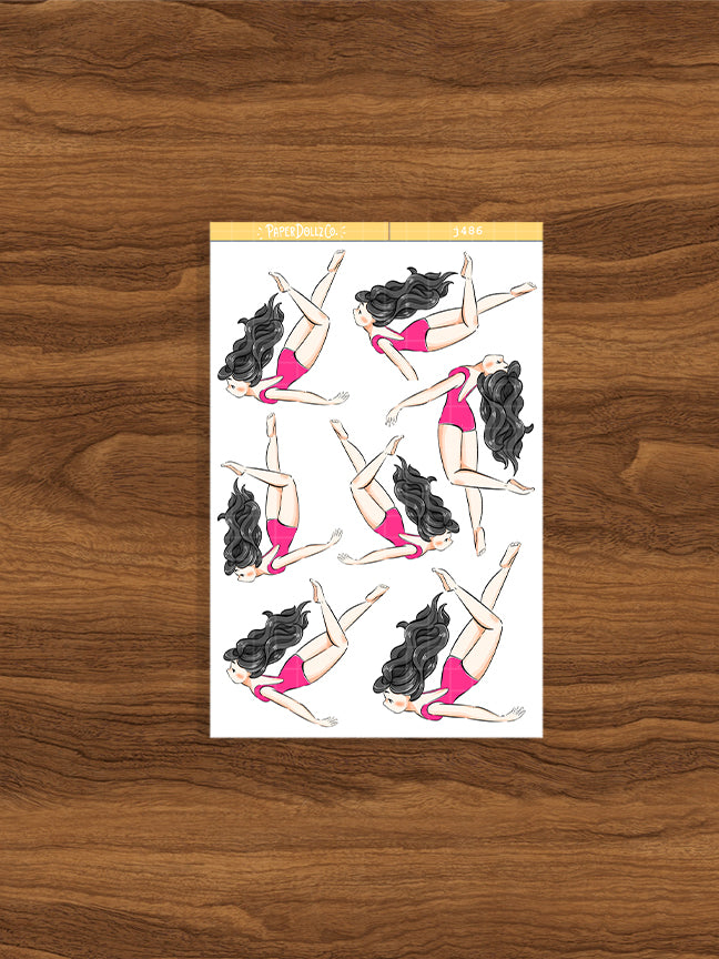 Body in Motion | Just Dolls Stickers | J486
