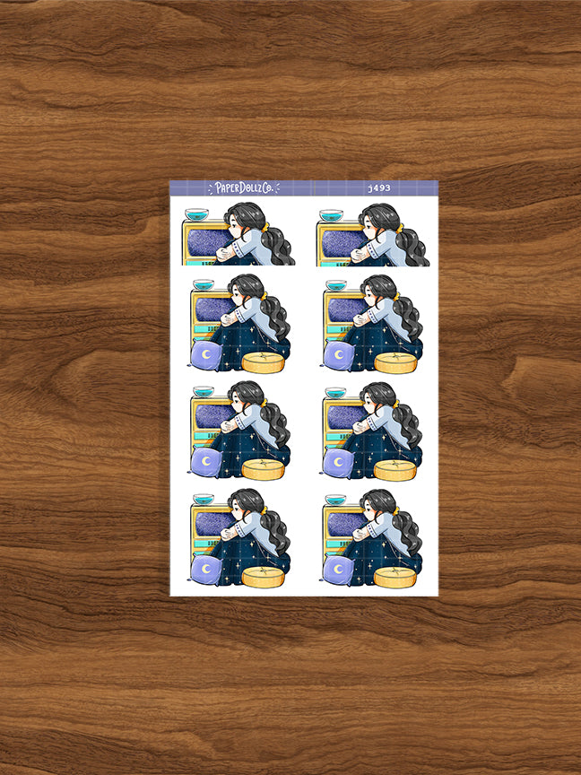 Watch | Night Owl Club | Just Dolls Stickers | J493
