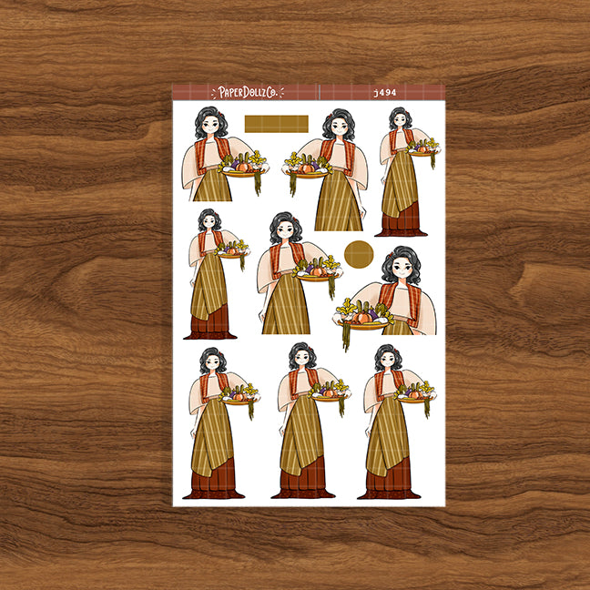 Bahay Kubo | Just Dolls Stickers | J494