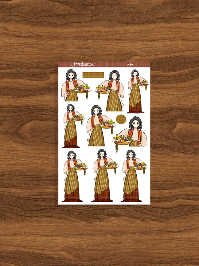 Bahay Kubo | Just Dolls Stickers | J494