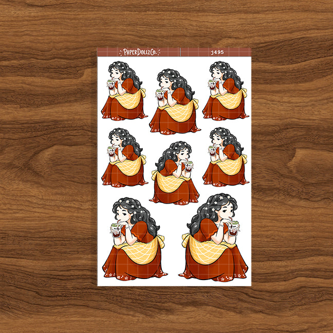 Kapeng Barako | Just Dolls Stickers | J495