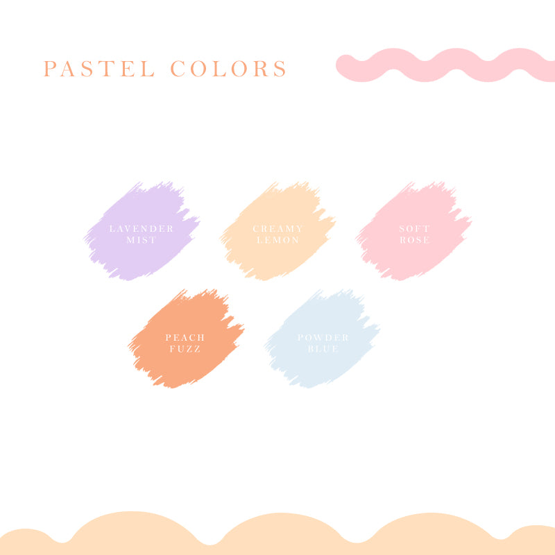 Letter Journal Sticker | Pastel Colors | L029 L030 L031 L032 NUM013 NUM14