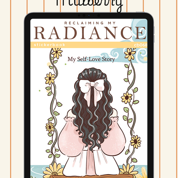 Reclaiming My Radiance Sticker Book Digital File | Mulberry | PaperDollzCo