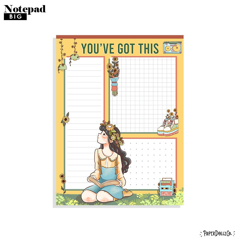 BIG Notepads | PaperDollzCo | npb001