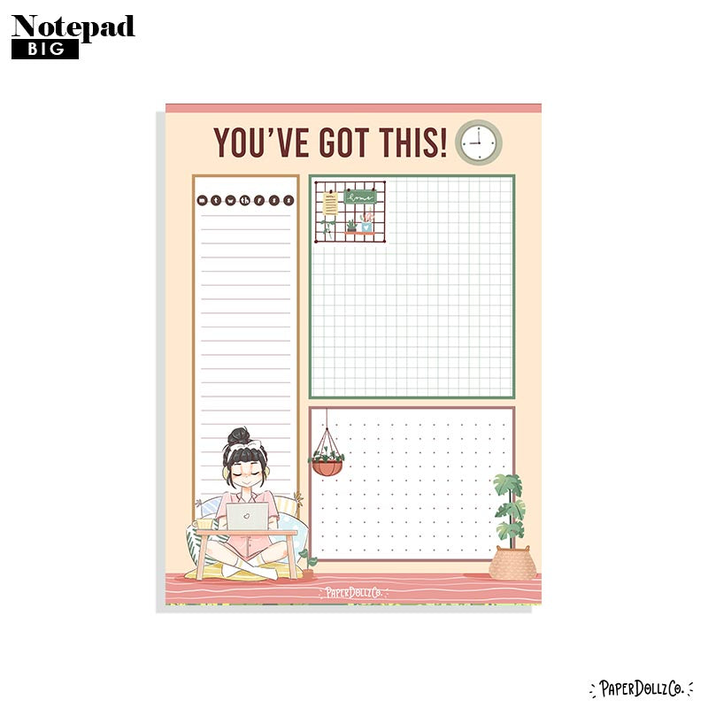 BIG Notepads | PaperDollzCo | npb002