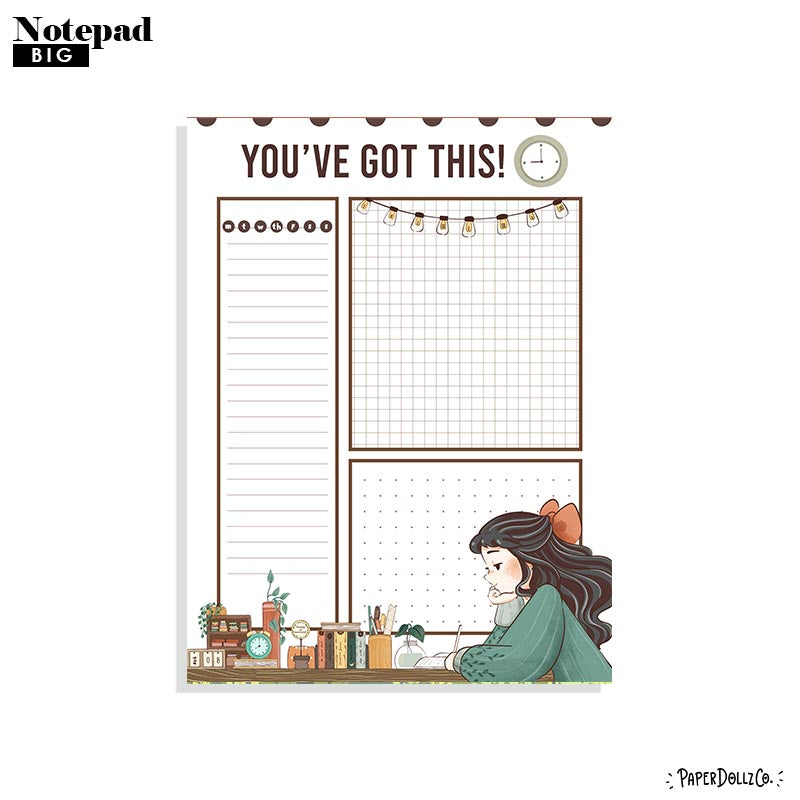 BIG Notepads | PaperDollzCo | npb003