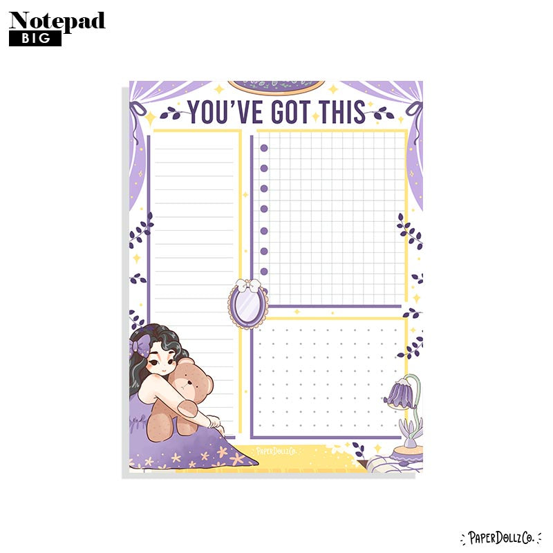 BIG Notepads | PaperDollzCo | npb004