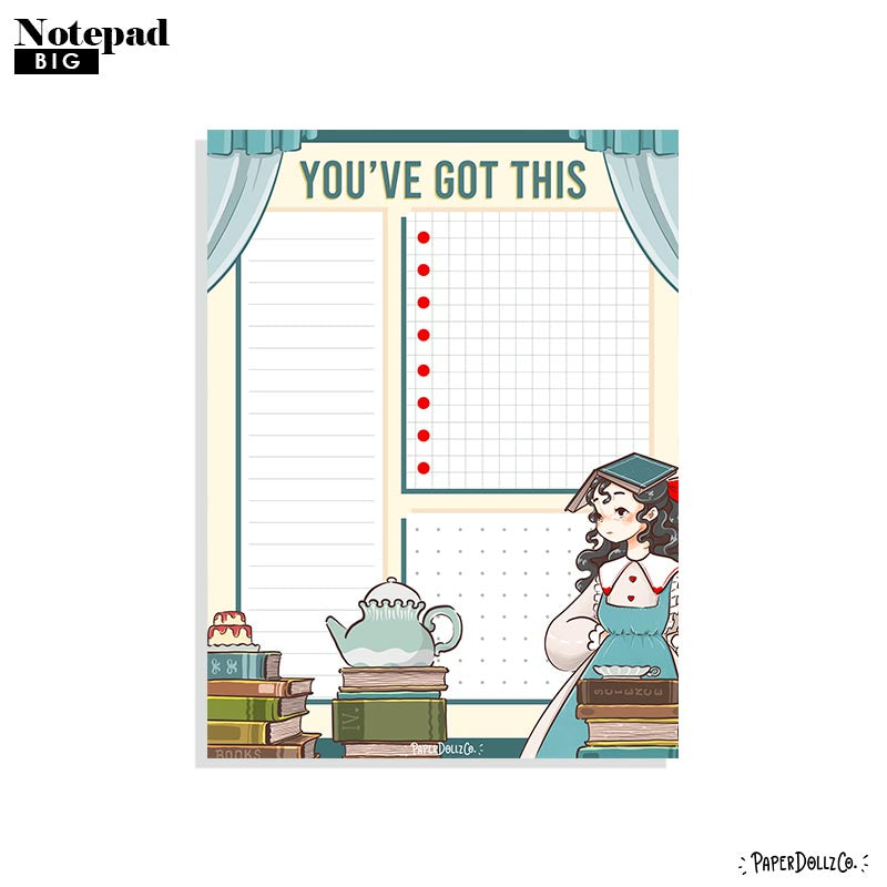 BIG Notepads | PaperDollzCo | npb005