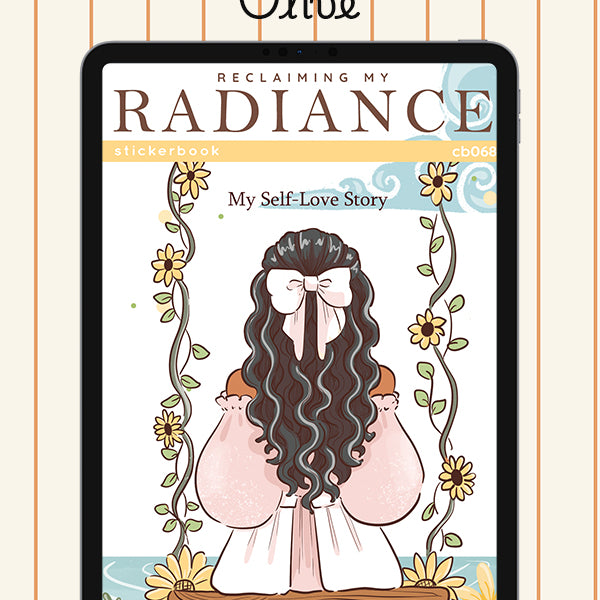 Reclaiming My Radiance Sticker Book Digital File | Olive | PaperDollzCo