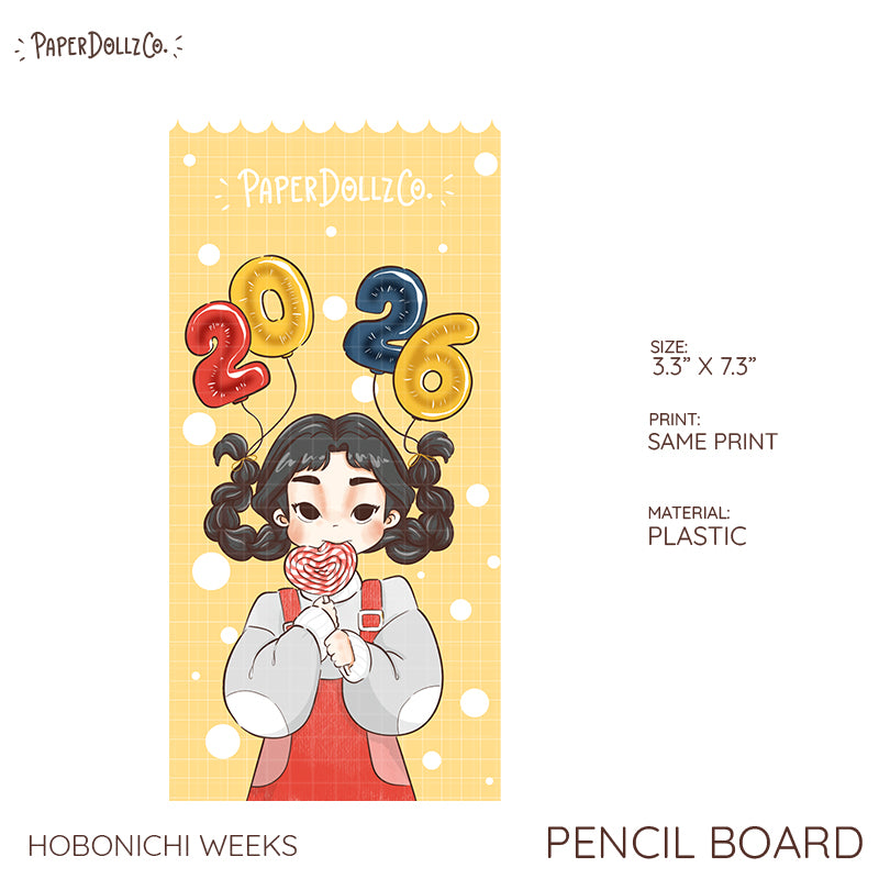 Paperdollzco Hobonichi Weeks Pencil Board - PB001