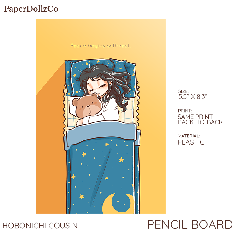 Paperdollzco A5 Pencil Board -PB003