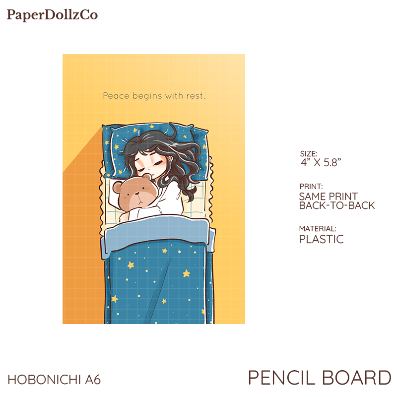 Paperdollzco A6 Pencil Board -PB003