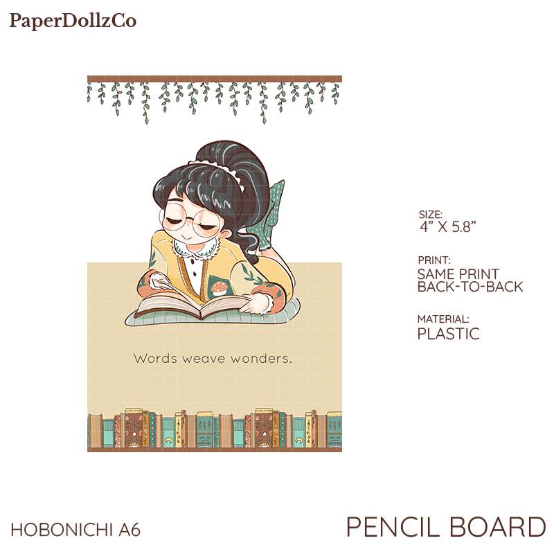 Paperdollzco A6 Pencil Board -PB004