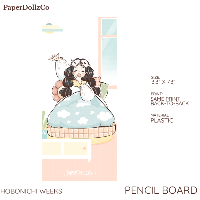 Paperdollzco Hobonichi Weeks Pencil Board - pb006