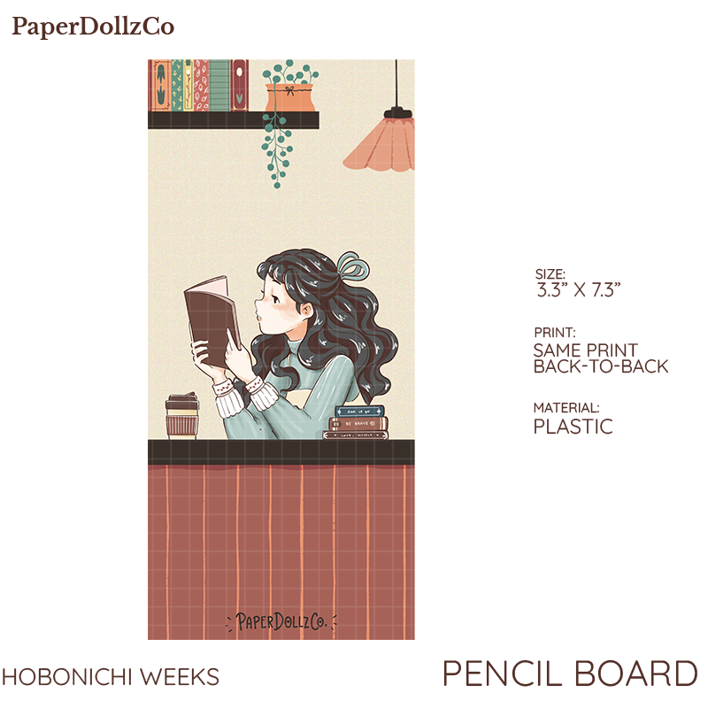 Paperdollzco Hobonichi Weeks Pencil Board - pb007