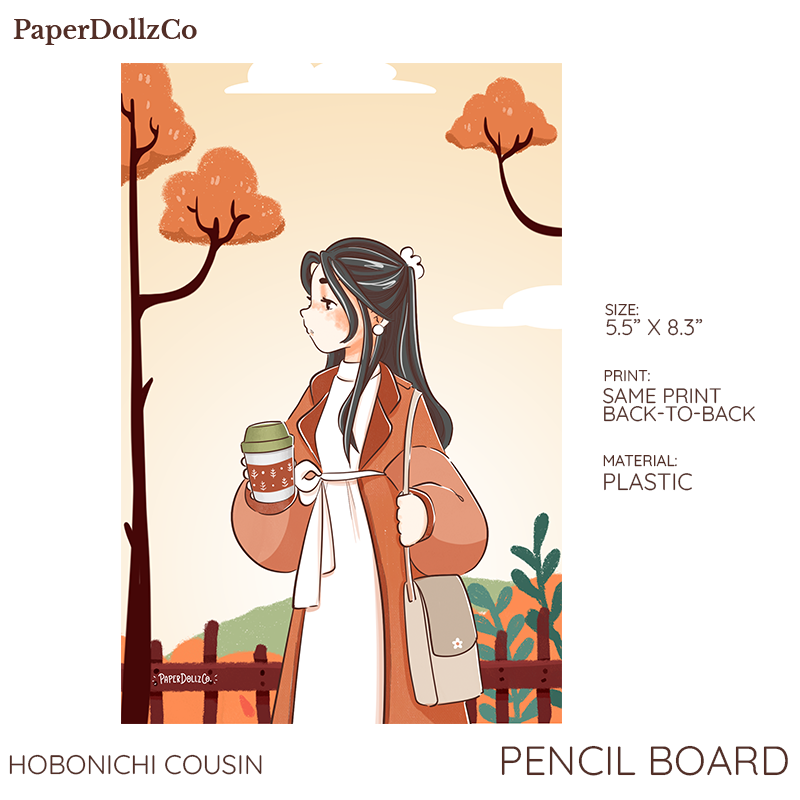 Paperdollzco A5 Pencil Board - pb008