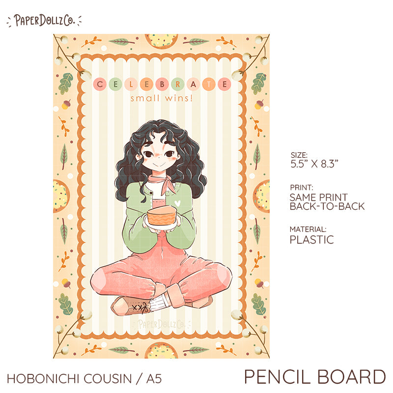 Fall 2025 Pencil Board | Celebrate Small Wins | Hobonichi Cousin A5