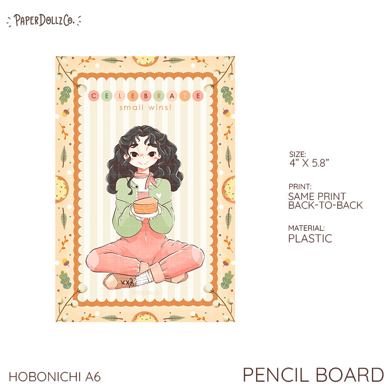 Fall 2025 Pencil Board | Celebrate Small Wins | Hobonichi A6