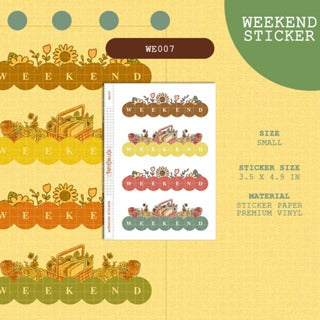 Paperdollzco Weekend Stickers we007