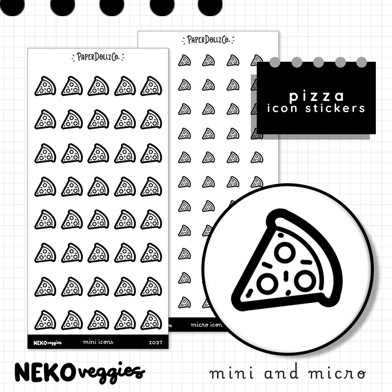 Pizza | PaperDollzCo | Icon Sticker | i037