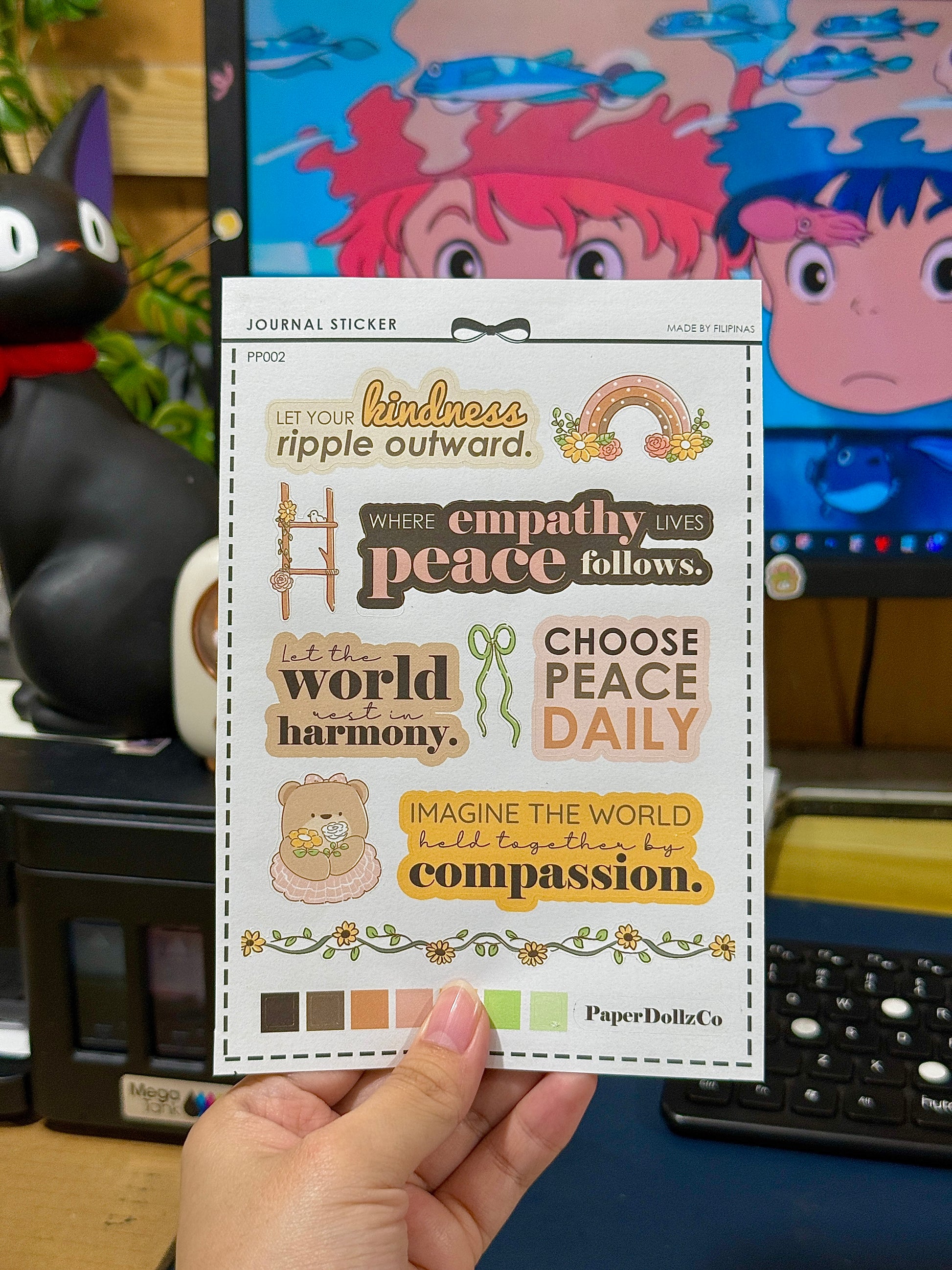 Peace | Text Stickers Series | PP002
