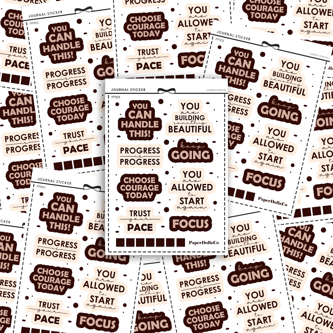 Coffee | Text Stickers Series | PP003