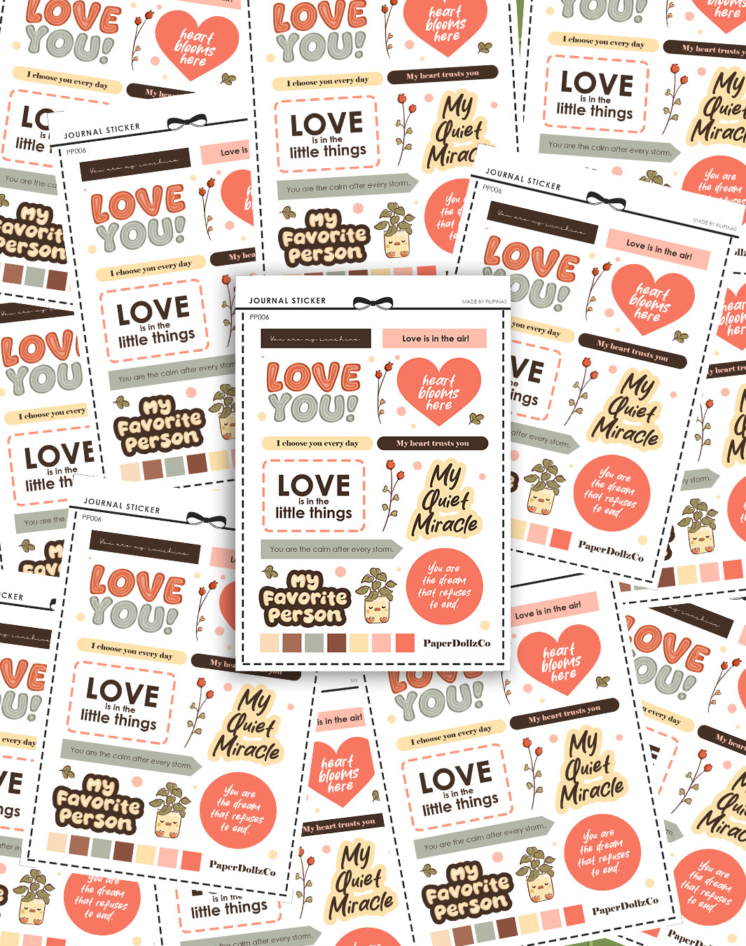 Love | Text Stickers Series | PP006