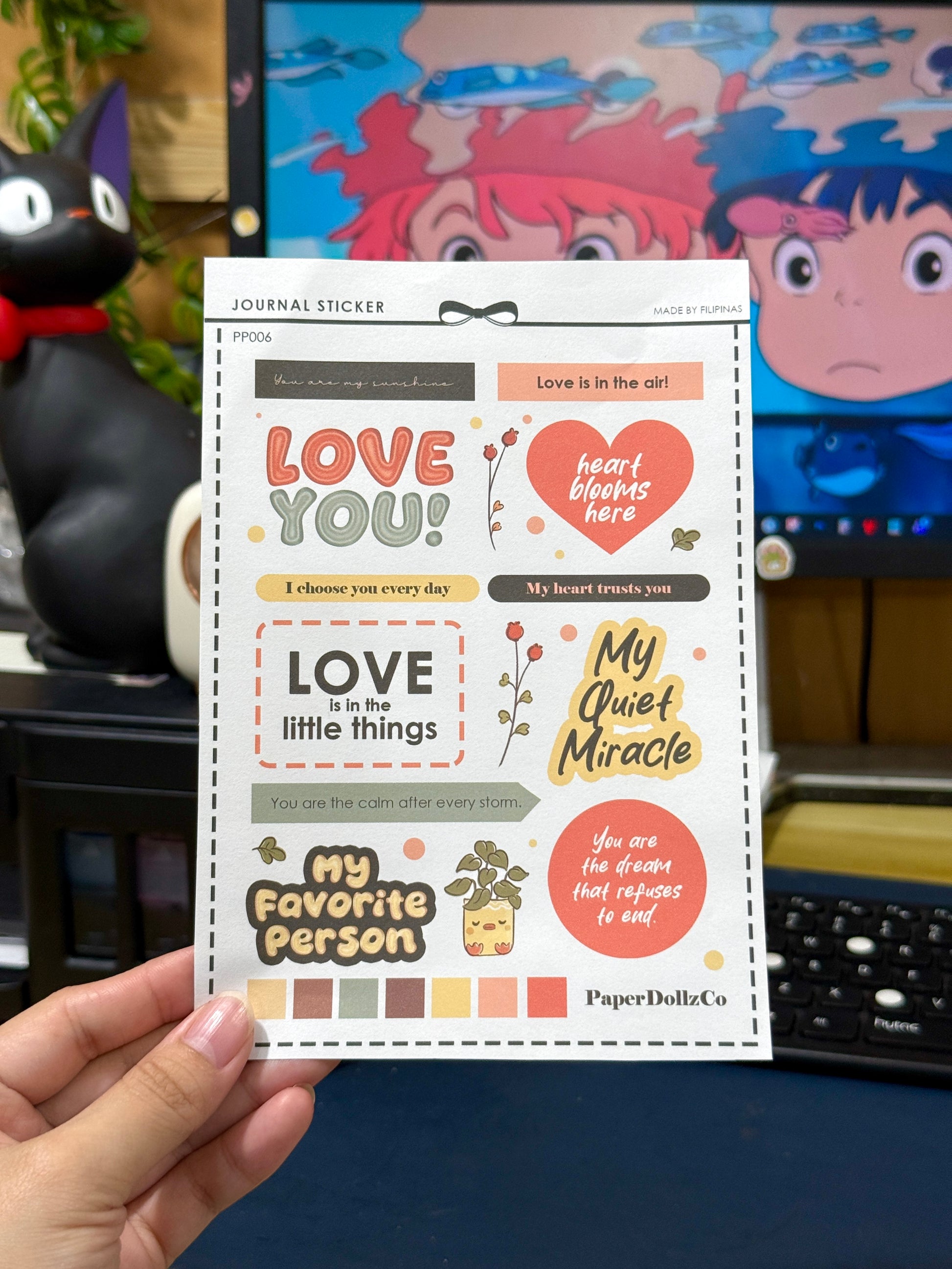 Love | Text Stickers Series | PP006