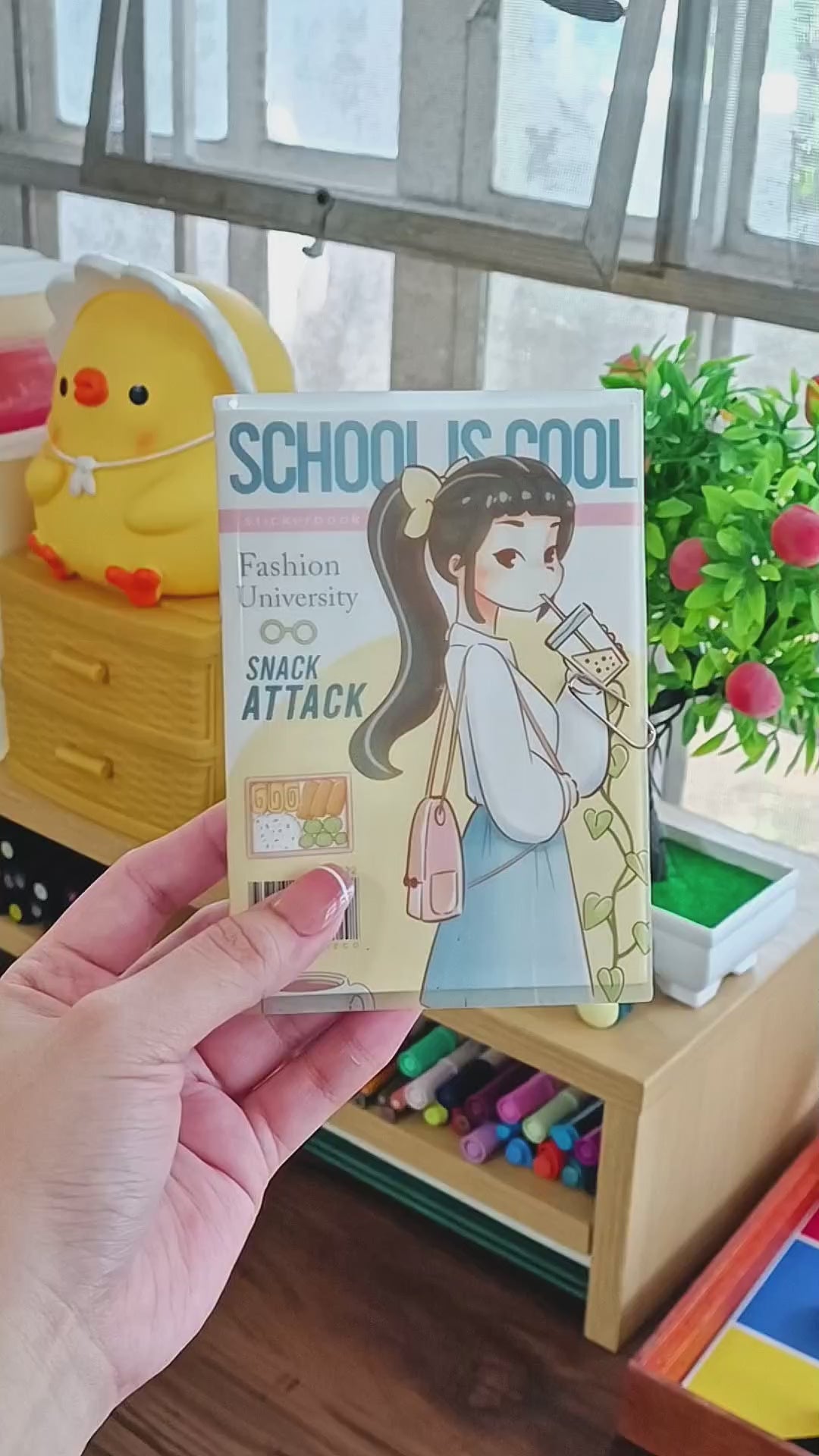 School Is Cool PaperDollzCo Planner Sticker Book | CB034