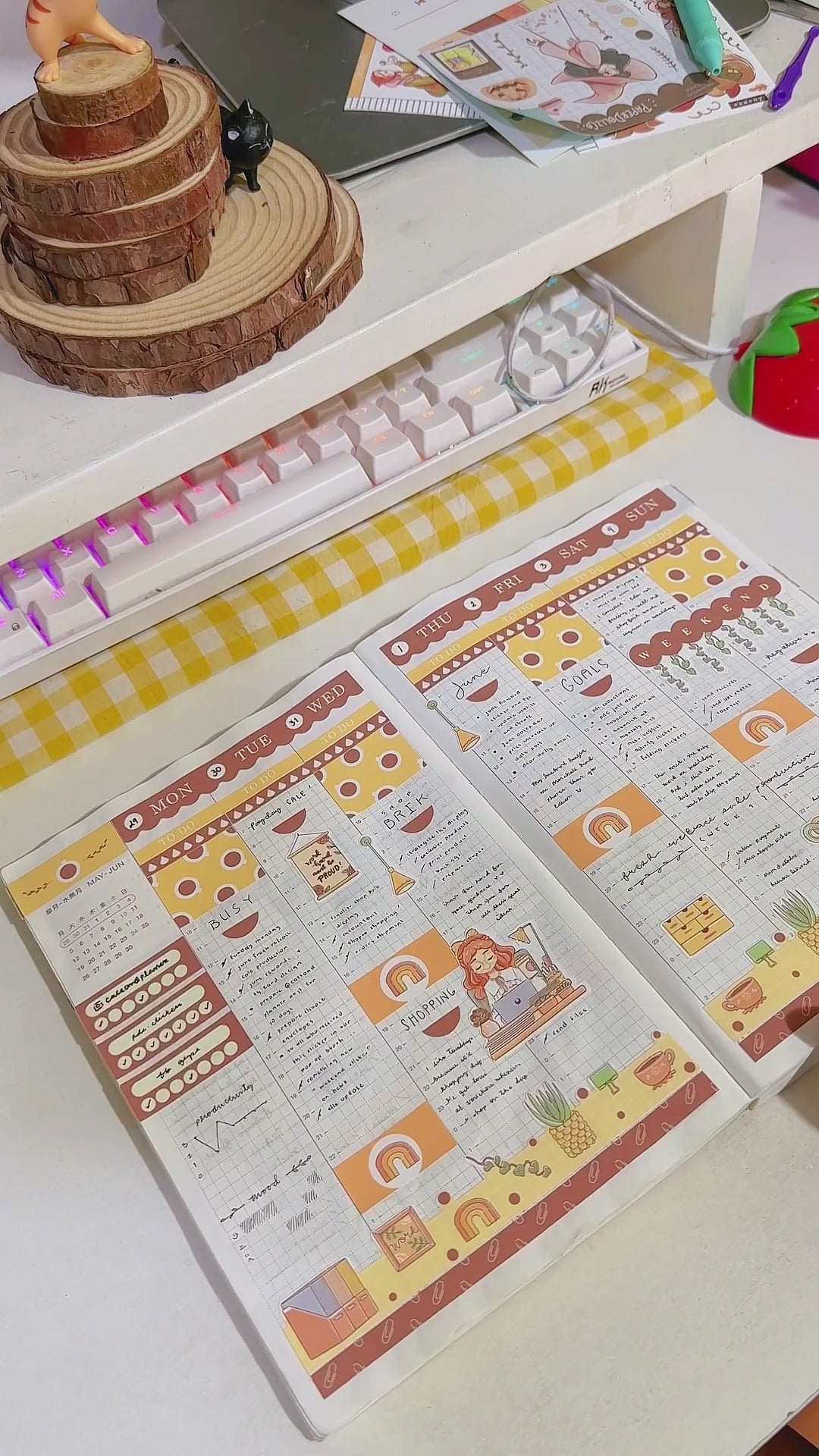 Committed ( Working Women ) Hobonichi Cousin Weekly Kit - hcwk017