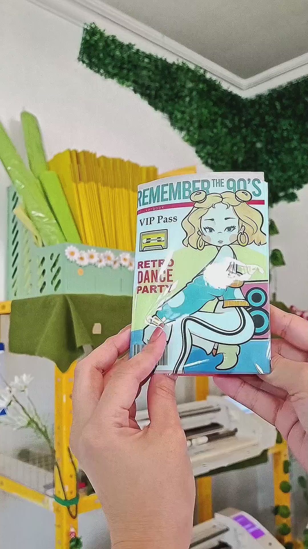 Remember the 90's PaperDollzCo Planner Sticker Book | CB008