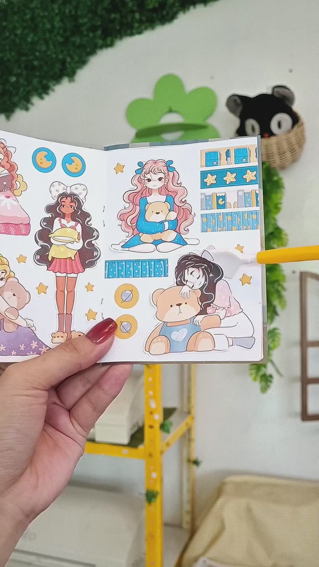 Midnight Dreamcatcher | PaperDollzCo | Sticker Book | CB069