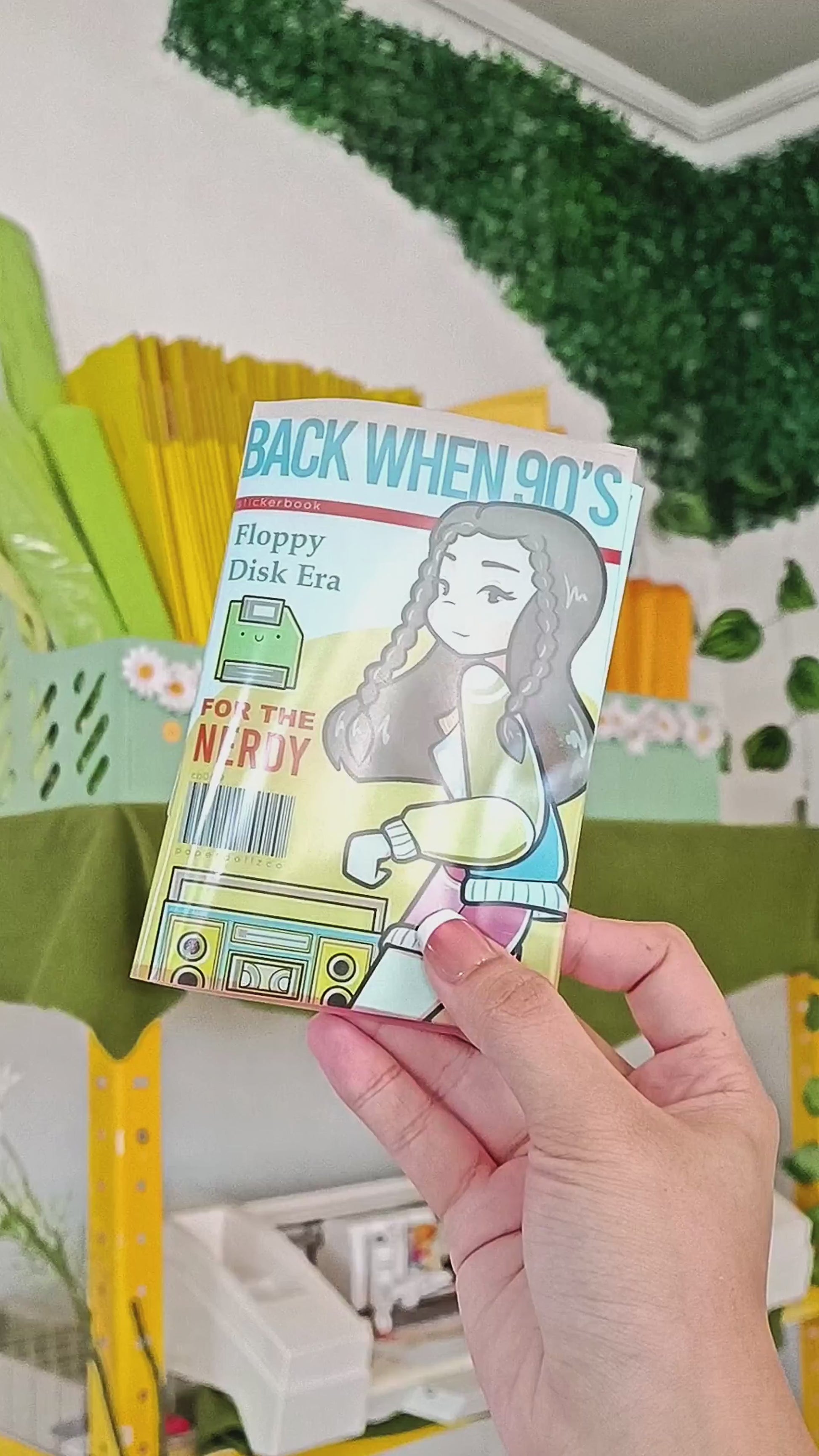 Back When 90's PaperDollzCo Planner Sticker Book | CB009