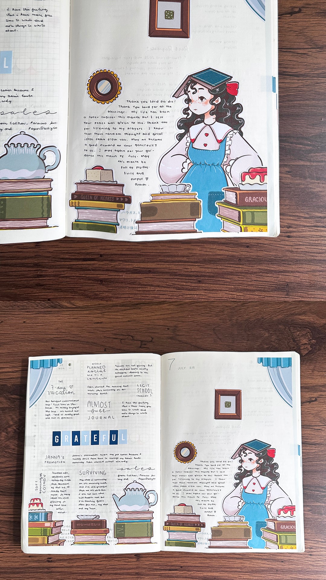 Victorian Muses | Hobonichi | Cousin Daily Sticker Kit | Cd072