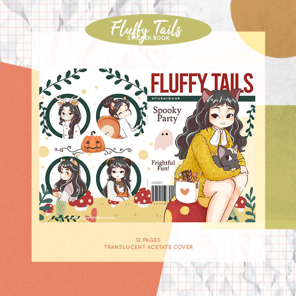 Fluffy Tails PaperDollzCo Planner Sticker Book | CB064