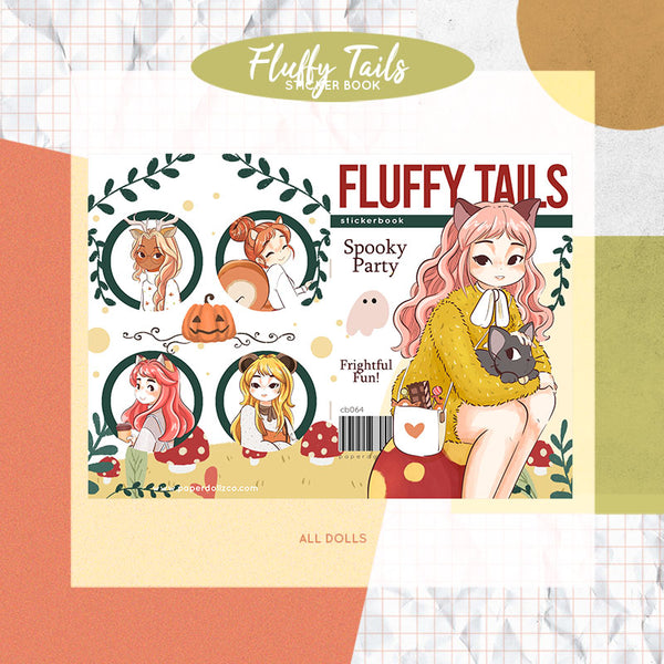 Fluffy Tails PaperDollzCo Planner Sticker Book | CB064