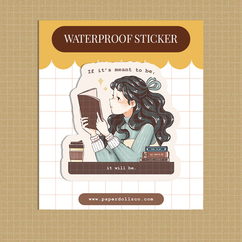 Quotation Waterproof Sticker | v001