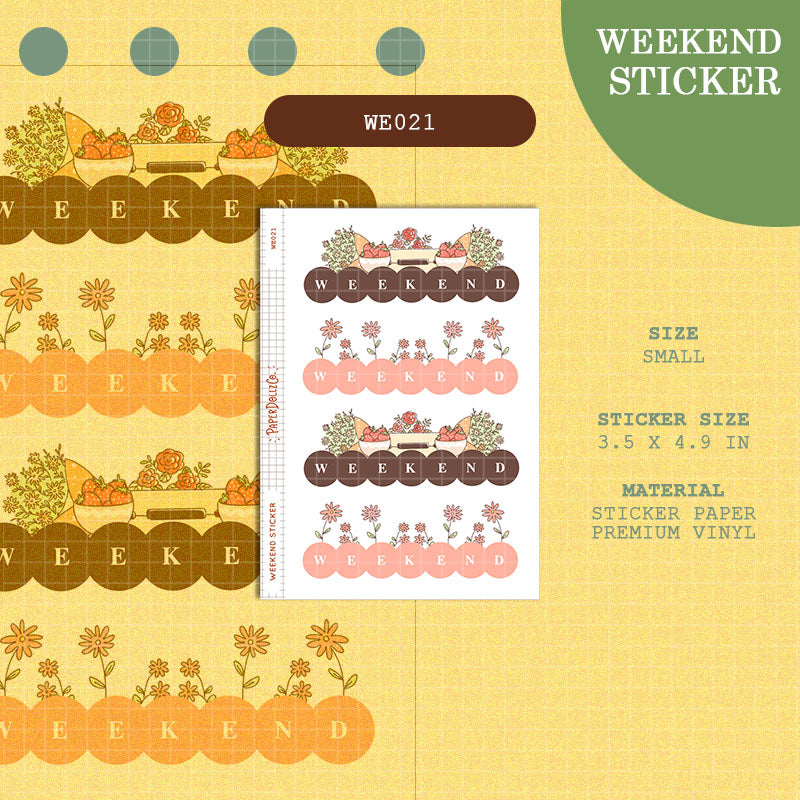 Paperdollzco | Weekend Stickers | we021