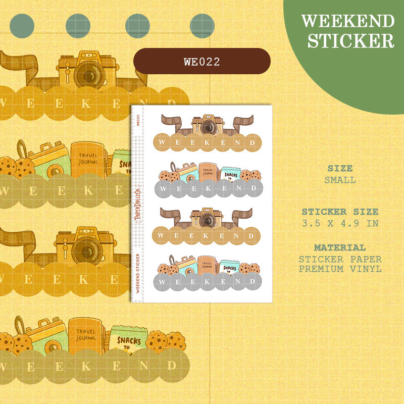 Paperdollzco | Weekend Stickers | we022